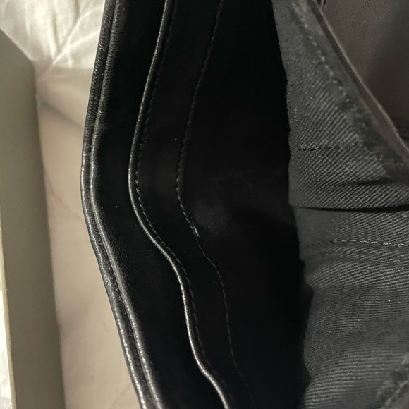 All Saints Black Leather Wallet - Picture 3 of 9